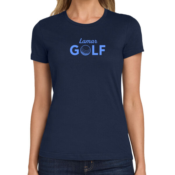 Lamar Girls Golf - Ladies 4.5oz Softstyle T-Shirt Thumbnail