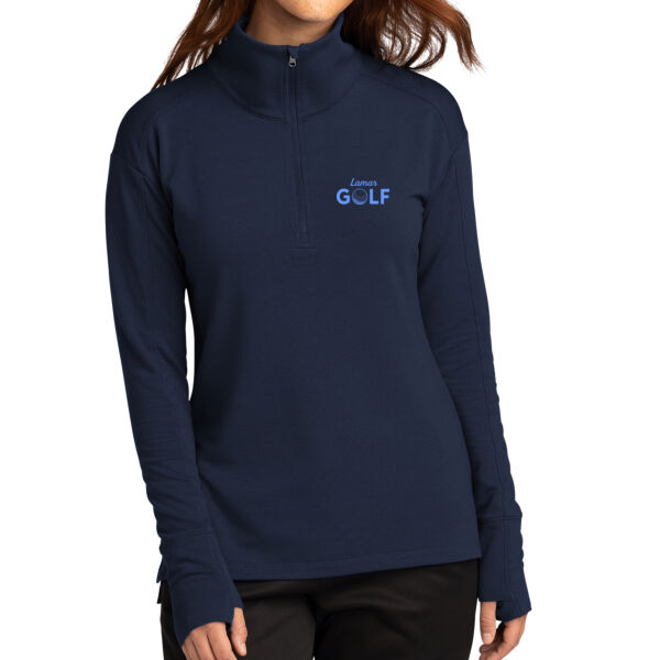 Lamar Girls Golf - Ladies Sport Wick ® Flex Fleece 1/4 Zip Thumbnail