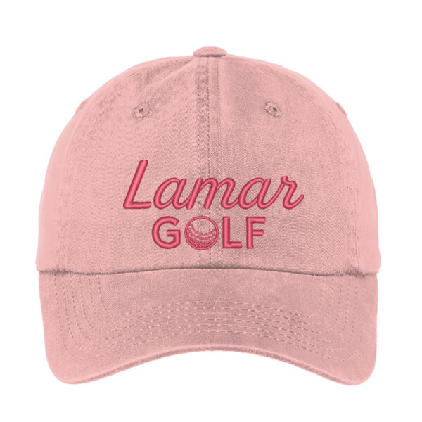 Lamar Girls Golf - Ladies Garment Washed Cap Thumbnail